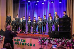 Хоры детской церковной музыкальной школы Успенского храма г. Красногорска на концерте В ожидании Пасхи