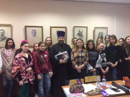 Встреча со студентами Федоскинского училища