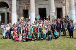 Открытие летнего лагеря Православной школы Образ поселка Малаховка