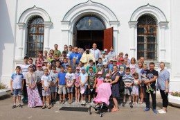 Слет православной молодежи За други своя в деревне Грибаново